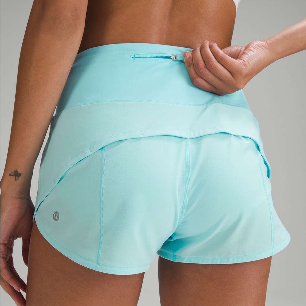 Lululemon Cyan Speed Up shorts